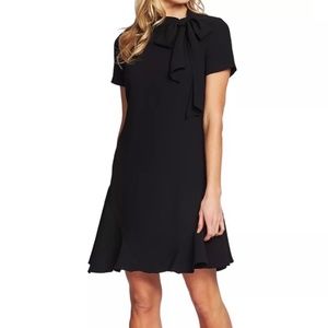 CeCe Bow-Neck A-Line Dress
